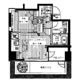 イトーピア白金ステーションプラザ 1階 間取り図