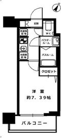 シティタワー武蔵小山 7階 間取り図