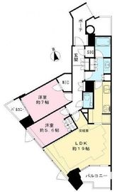 品川Vタワー タワー棟 11階 間取り図