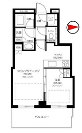 アトラスブランズタワー三河島 3階 間取り図