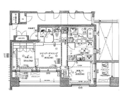 プレミスト西池袋 9階 間取り図