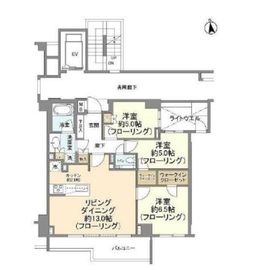 ディアナコート代沢翠景 3階 間取り図