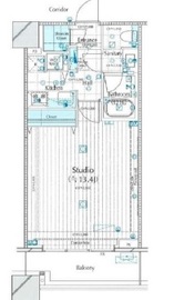 コンシェリア西新宿タワーズウエスト 16階 間取り図