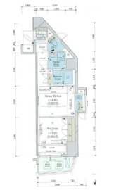 コンフォリア西新宿 3F1 間取り図