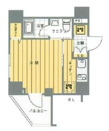 ブライズ高田馬場 5階 間取り図