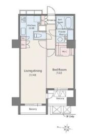 レグノ・グランデ一番町タワー 15F1 間取り図