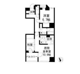 セルクル落合 503 間取り図