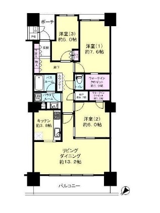 シティタワー品川 29階 間取り図