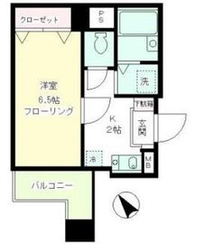 メインステージカテリーナ恵比寿駅前 3階 間取り図