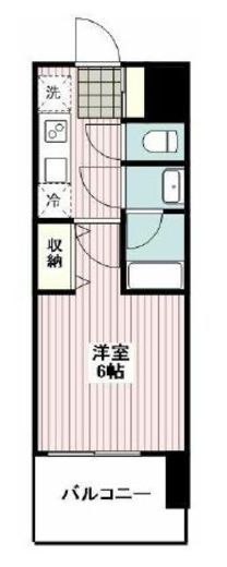 ピアース武蔵小杉 2階 間取り図