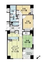 グランドメゾン江古田 8階 間取り図