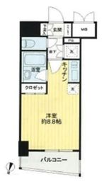 ライオンズクオーレ池袋ソシア 3階 間取り図