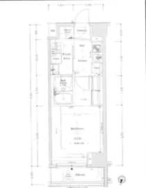 ARKMARK中野坂上2 (アークマーク中野坂上2) 2階 間取り図