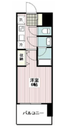 ピアース武蔵小杉 6階 間取り図