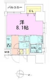 清澄白河レジデンス壱番館 501 間取り図