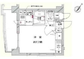 アクロス赤坂 3階 間取り図