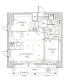 ログ銀座イースト 701 間取り図