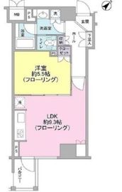 クオリア銀座 5階 間取り図
