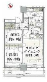 クラッシィタワー東中野 22階 間取り図