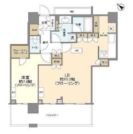 クロスエアタワー 33階 間取り図