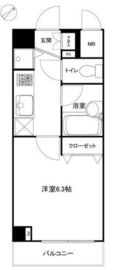 コンシェリア・デュー勝どき 5階 間取り図