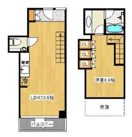 アクシア麻布 3階 間取り図