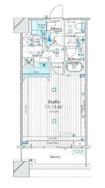 コンシェリア西新宿タワーズウエスト 16階 間取り図