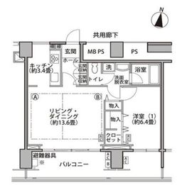 東雲キャナルコートCODAN 17-506 間取り図