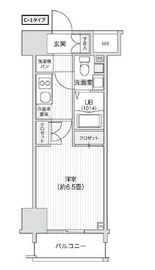 レジディア笹塚2 803 間取り図