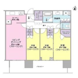 二子玉川ライズタワー 6階 間取り図