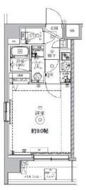 アルテシモエクラン 2階 間取り図