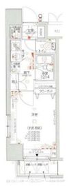 パレステュディオ四谷 9階 間取り図
