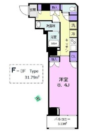 ベル代々木公園 3階 間取り図