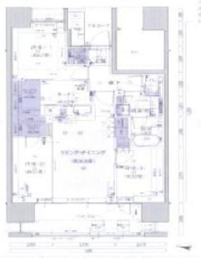 グランドメゾン江古田の杜 1階 間取り図
