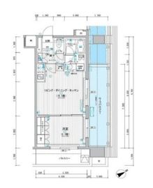 ミリアレジデンス東池袋 1204 間取り図