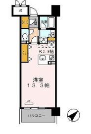 ロイヤルパークス豊洲 536 間取り図