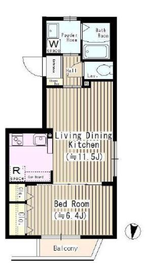 TOKYO FLAT 501 間取り図