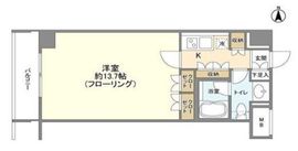 四谷デュープレックスD-R 3階 間取り図