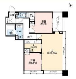 アウルタワー 35階 間取り図