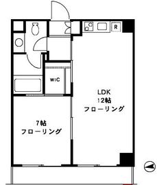 四谷デュープレックスD-R 4階 間取り図