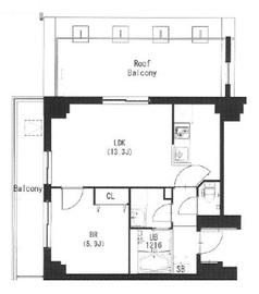 エスティメゾン都立大学 305 間取り図