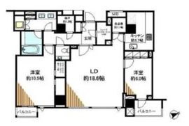 グランドヒルズ元麻布 3階 間取り図