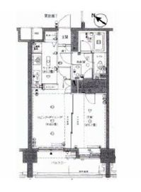 ファミール表参道ベルファース 10階 間取り図