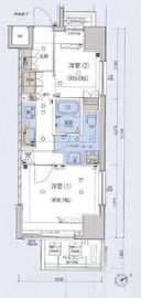 ジェノヴィア浅草橋グリーンヴェール 13階 間取り図