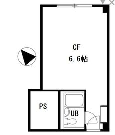 赤坂レジデンシャルホテル 855 間取り図