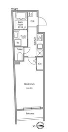 グローリオシェルト池袋本町 301 間取り図