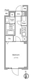 グローリオシェルト池袋本町 205 間取り図