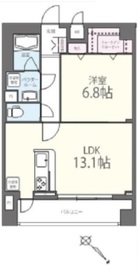 コリーヌ池田山 201 間取り図