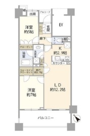 小石川ザ・レジデンスイーストスクエア 8階 間取り図