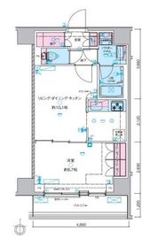 ジェノヴィア本所吾妻橋スカイガーデン 1階 間取り図